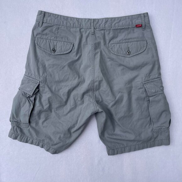 Levi's Gray 5-Pocket Men Cargo Shorts Size 34 Gorpcore Outdoor Camping Dadcore - Picture 2 of 9